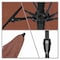 California Umbrella 9' Bronze Aluminum Market Patio Umbrella, Olefin Woven Sesame 194061337509 - alternate 2